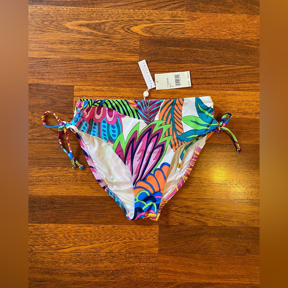 Trina Turk Floral Bikini Bottoms Size 6